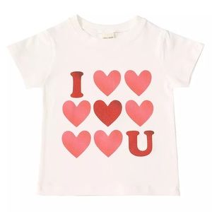 NWT Hearts Graphic Tee